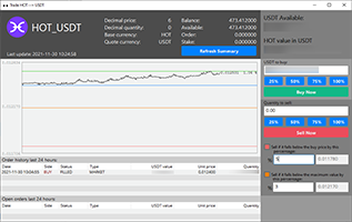 screenshot Crypto Trade Studio Trade