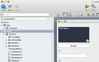 screenshot xojo component