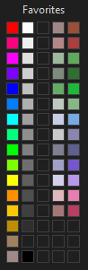 screenshot Xojo Picker Color dark